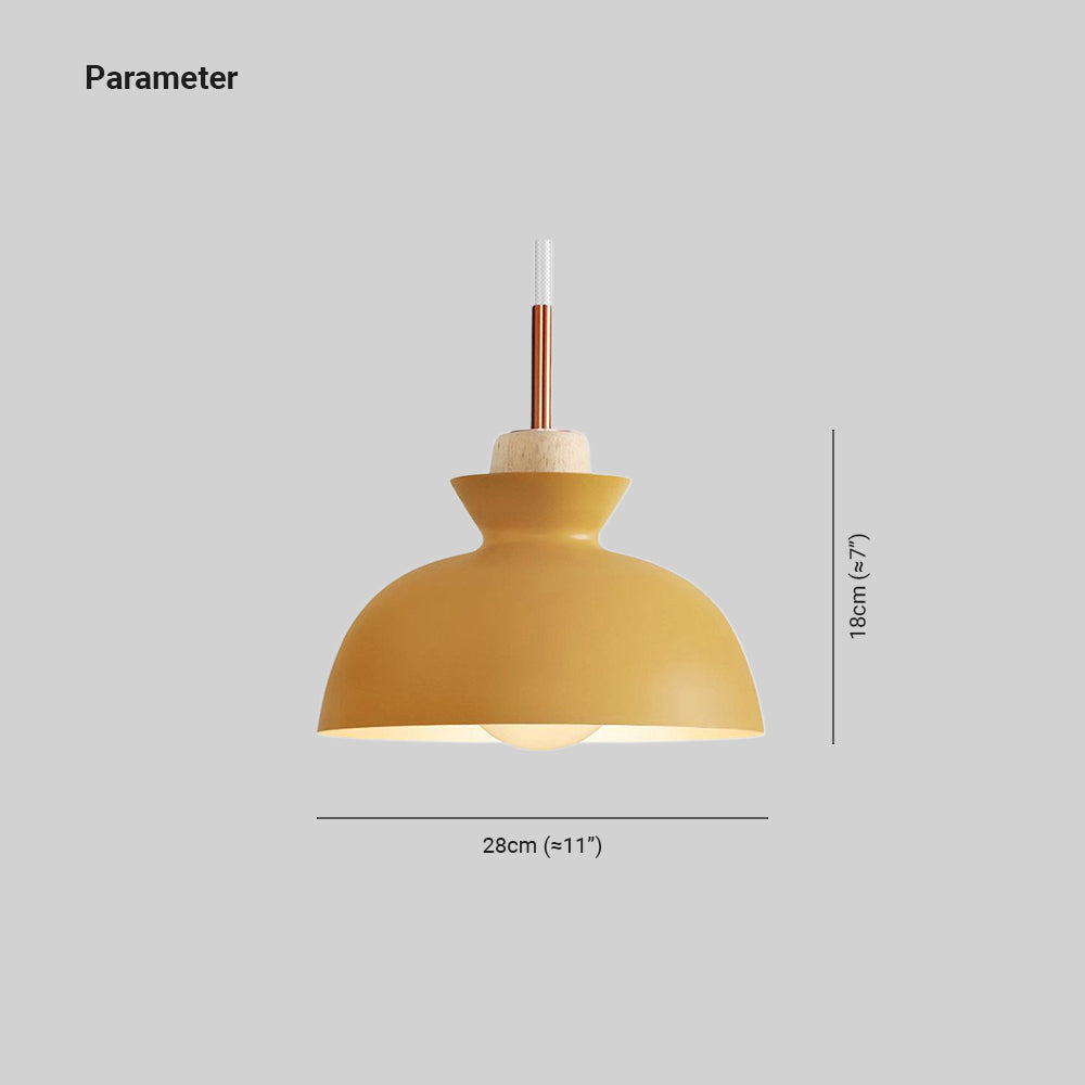 Morandi Moderno Classico LED Lampade a Sospensione Semicircolare Metallo Soggiorno/Camera da Letto