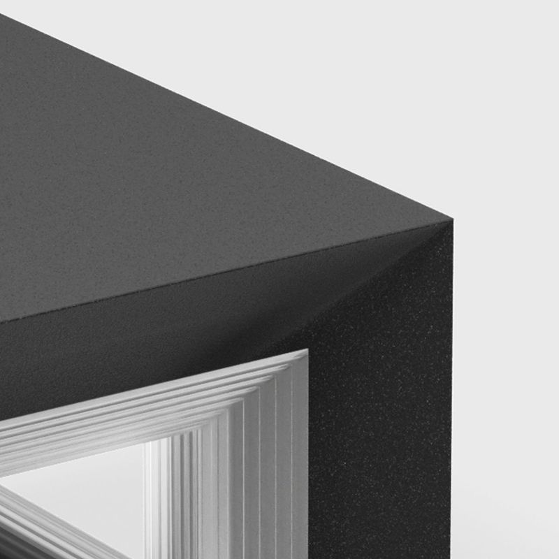 Ray Contemporaneo Quadrate Solare Metallo Lampade da Esterno
