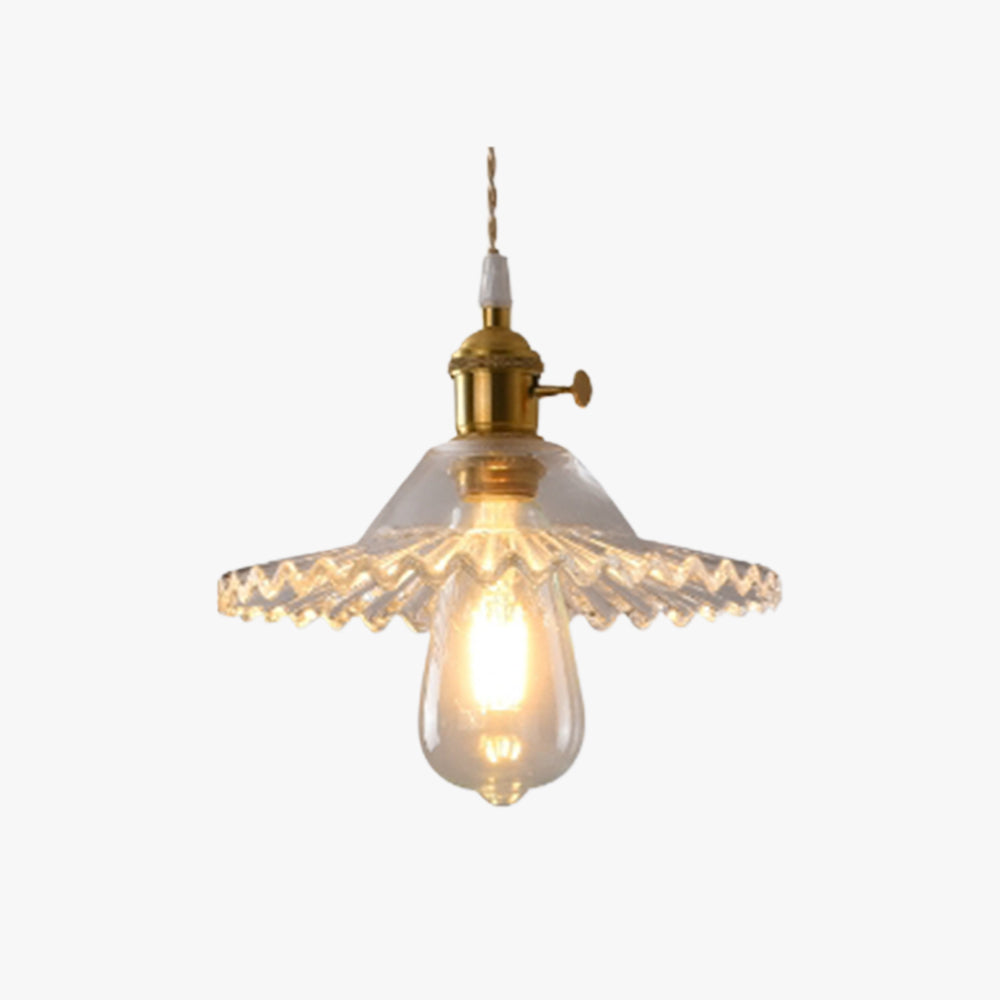 Valentina Arte Deco Soffiato Ottone/ Vetro Lampade a Sospensione