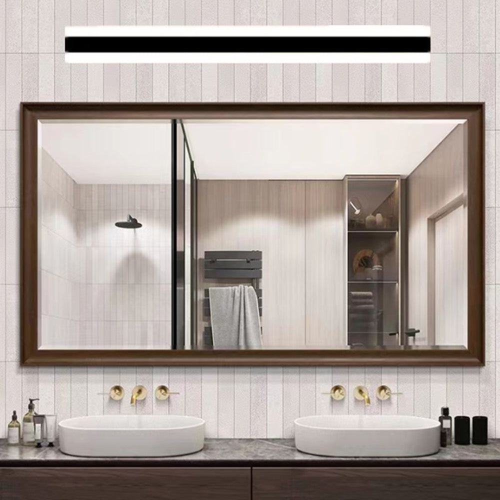 Arisha Moderne Minimalista LED Applique Lineare Metallo/Acrilico Bagno