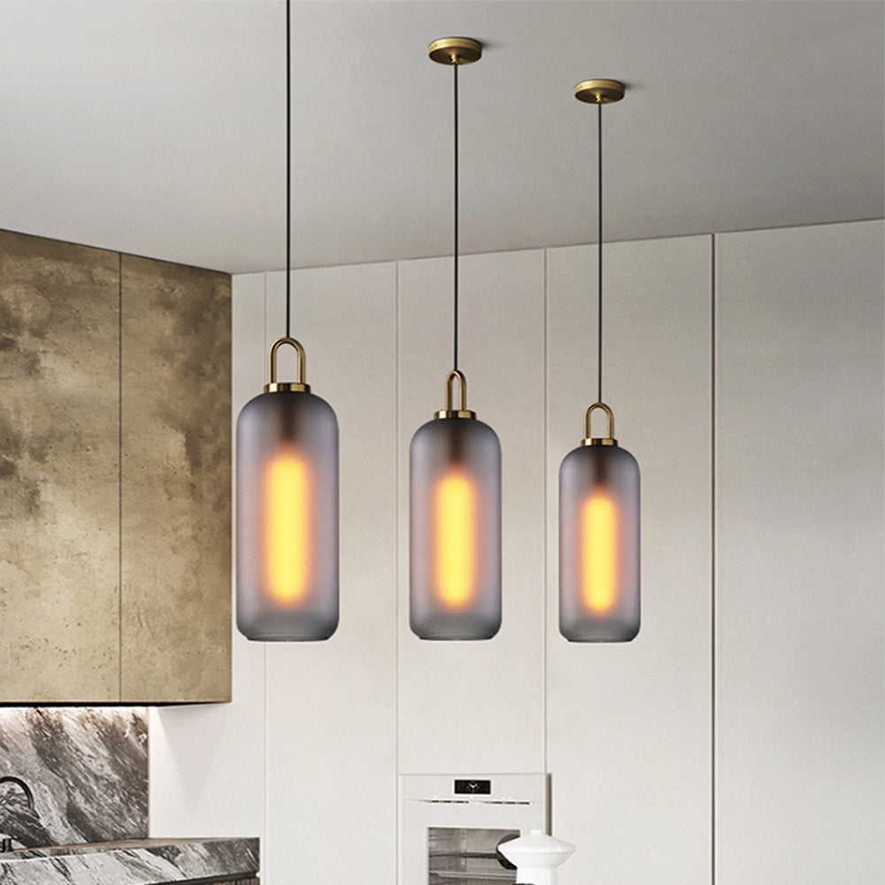 Valentina Moderno LED Lampade a Sospensione Cancella Vetro Cilindro Soggiorno/Camera da Letto