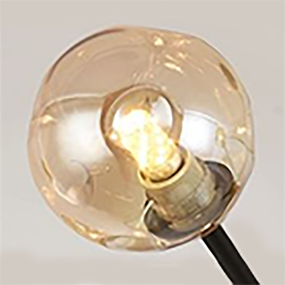 Valentina Bellissimi Soffitto LED Lampade a Sospensione Moderni Vetro Nero Oro Sospensione/Camera da Letto
