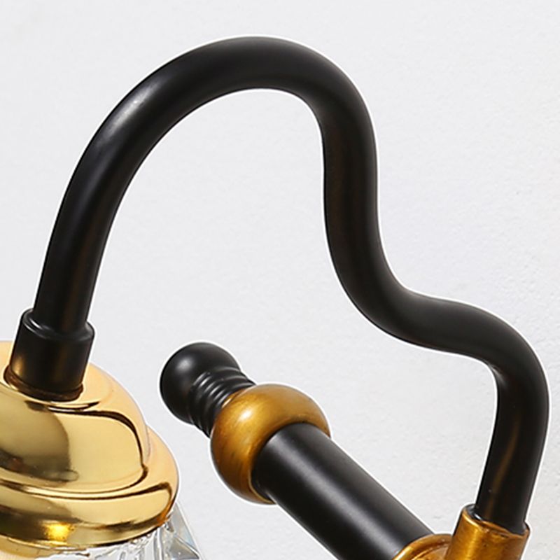 Kristy Vintage Nero Lampade da Specchi Camera da Letto Soggiorno Bagno
