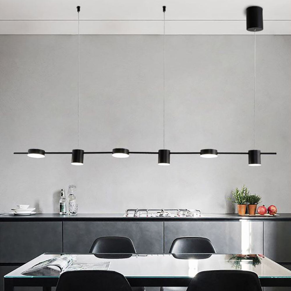 Arisha Moderni LED Metallo Lampade a Sospensione Nero/Oro Soggiorno/Cucina
