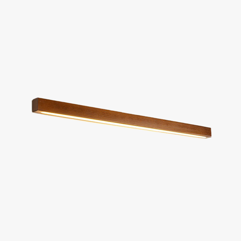 Muto Lampada da Parete Lineare in Legno