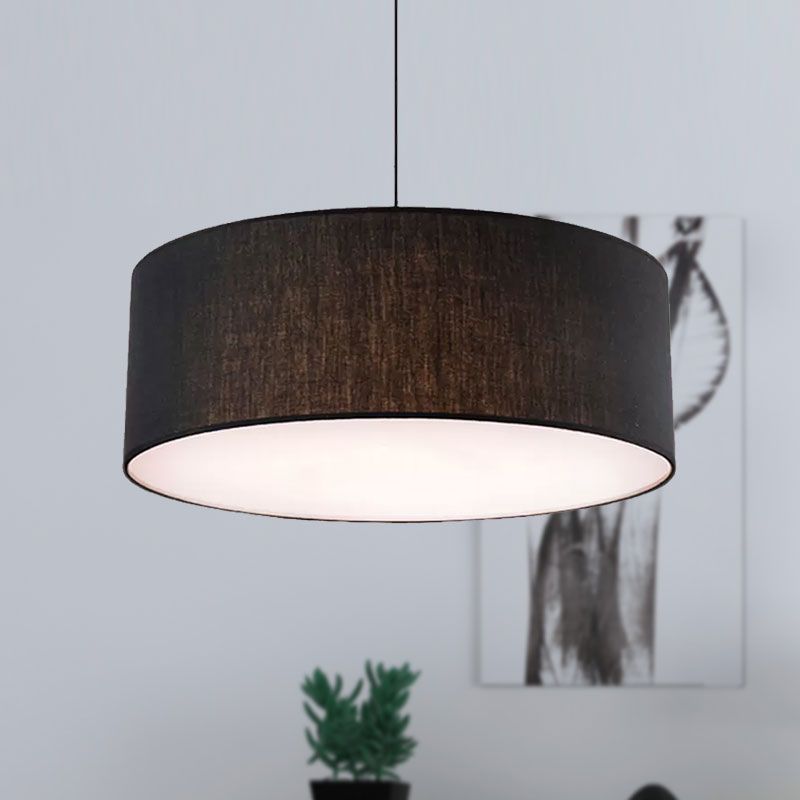 Ritta Moderno Tamburo Tessuto Lampade a Sospensione