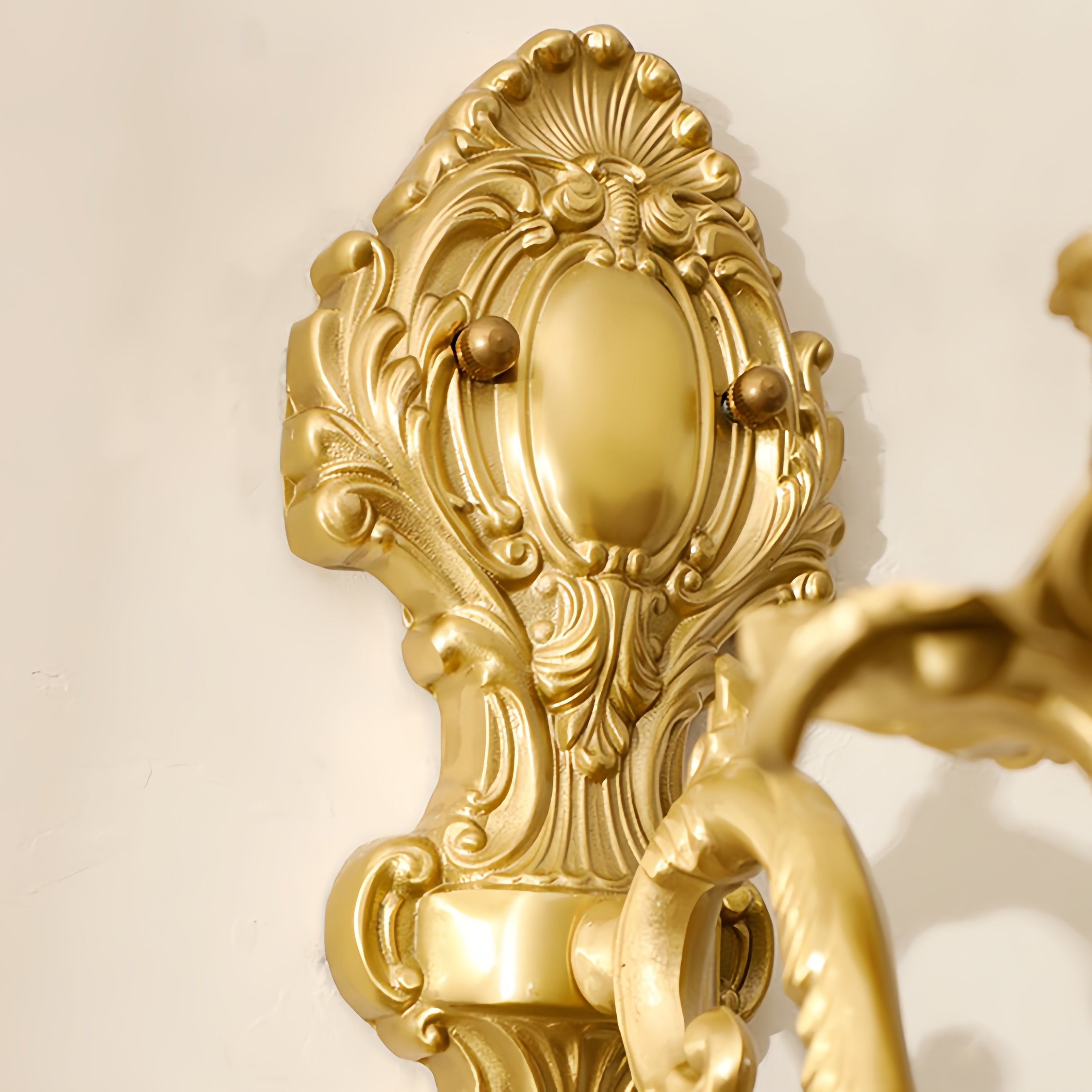 Silva Lampada da Parete LED Vintage di Lusso in Metallo e Cristallo