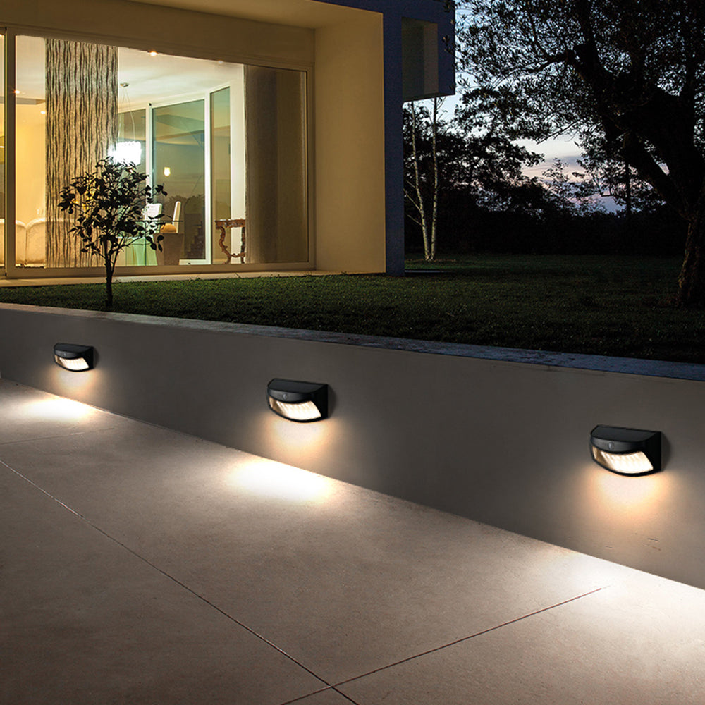 Ray Moderno Semplice Trapezoidale Metallo Lampade da Esterno Giardino