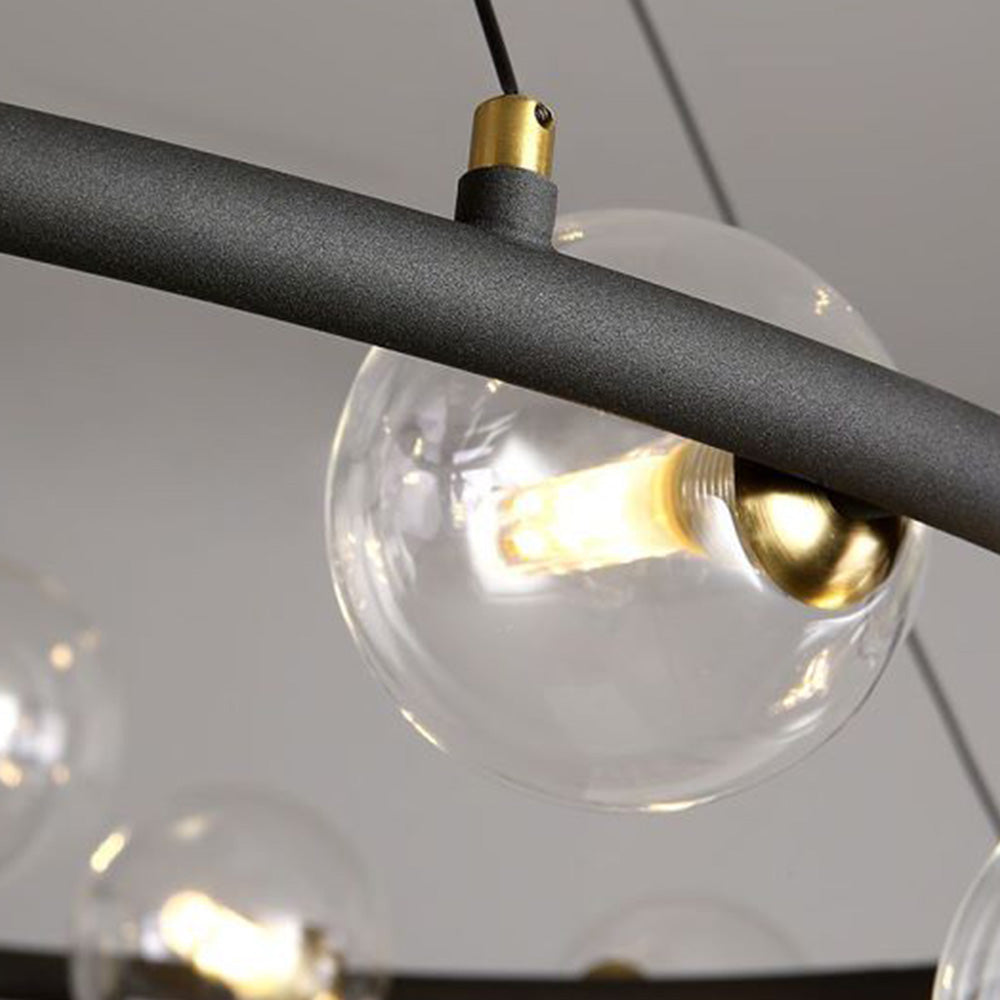 Valentina Moderno Minimalismo LED Lampade a Sospensione Metallo Vetro Oro/Nero Soggiorno/Camera da Letto/Sala da Pranzo