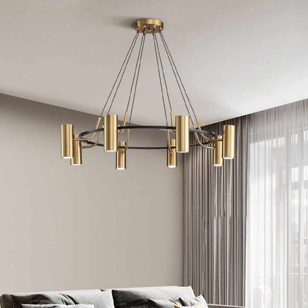 Arisha Design LED Lampade a Sospensione Oro Metallo Camera da Letto