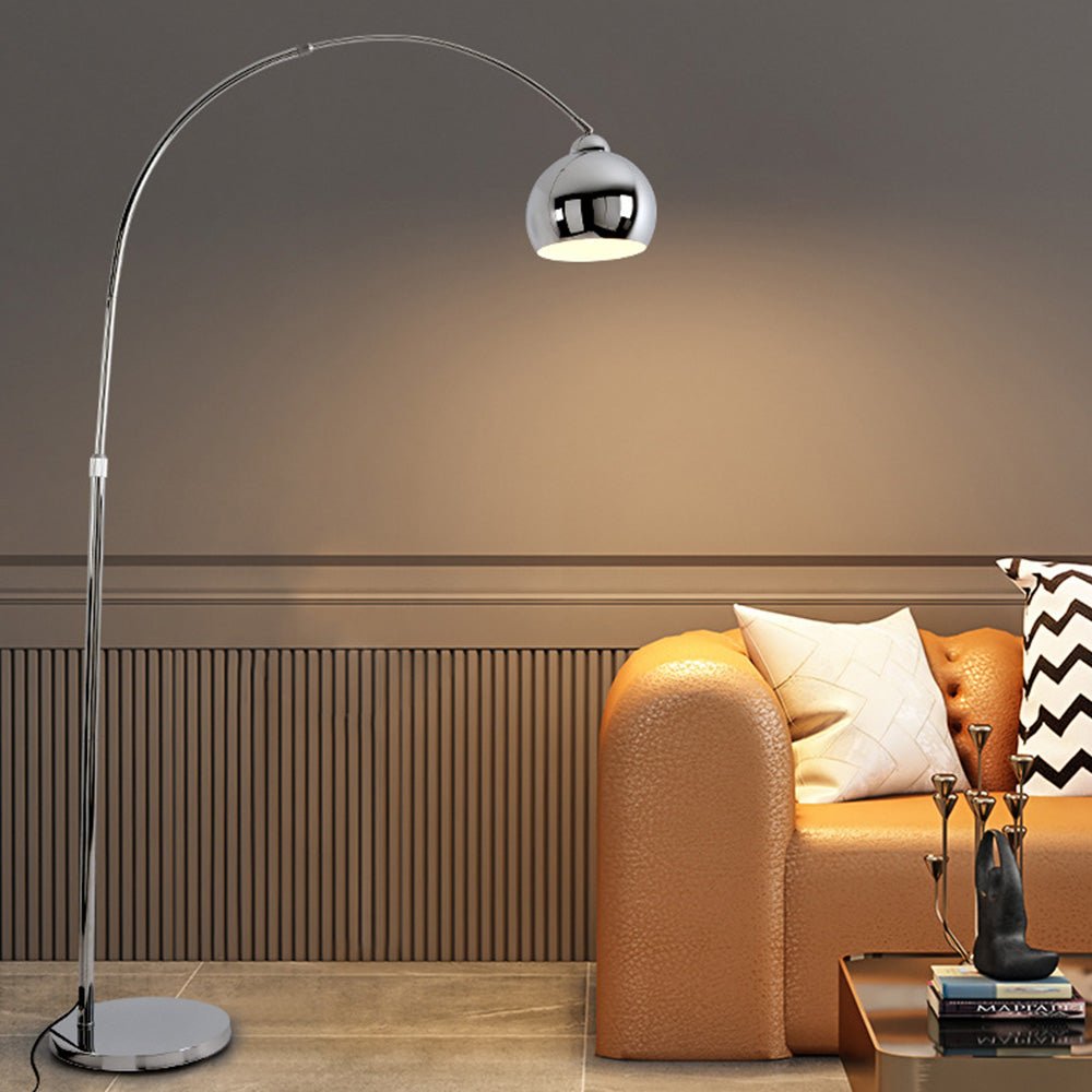 Mira Moderno LED Lampada da Terra Regolabile Canna Pesca Metallo Arco Soggiorno/Camera da Letto/Sala Studio
