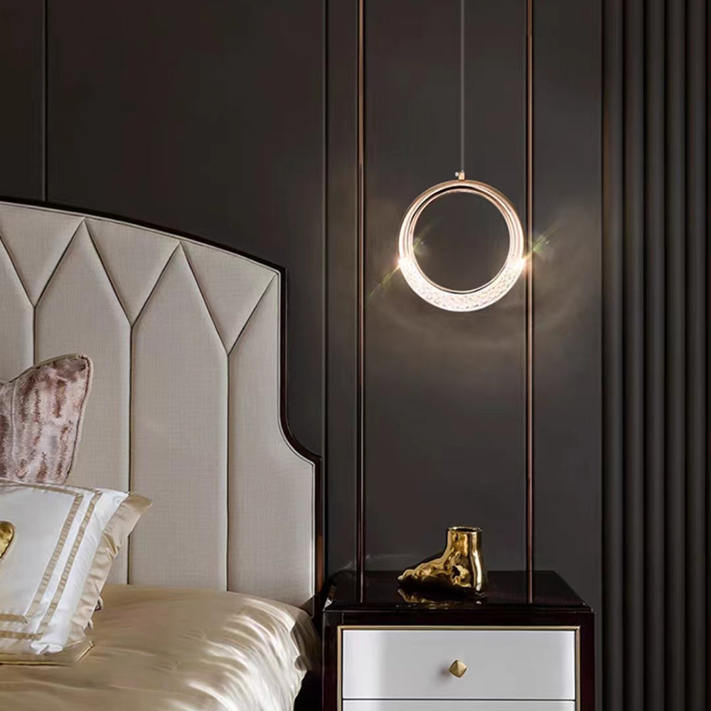 Kristy Creativo Arte LED Lampade a Sospensione Metallo Bianco 4 Stile Soggiorno/Camera da Letto