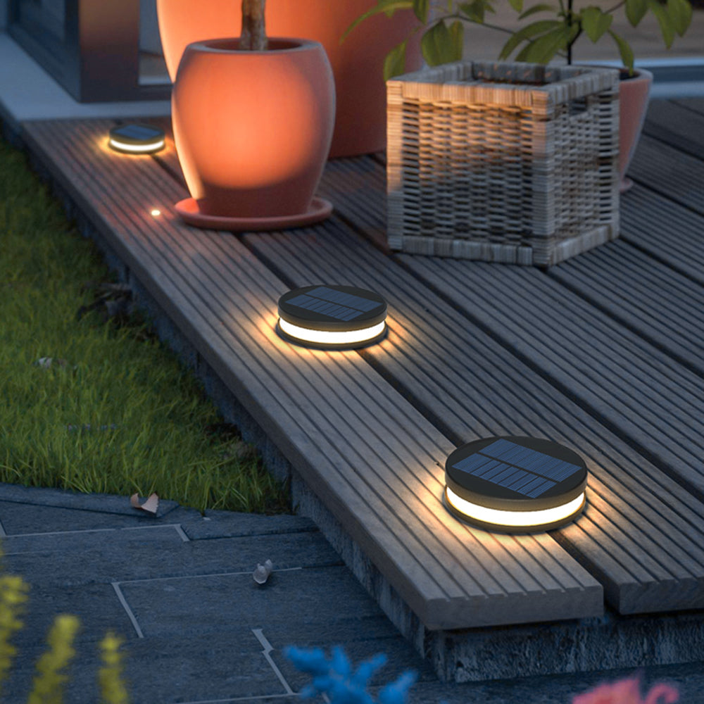Ray Moderno Discoide Metallo Lampade da Esterno Giardino