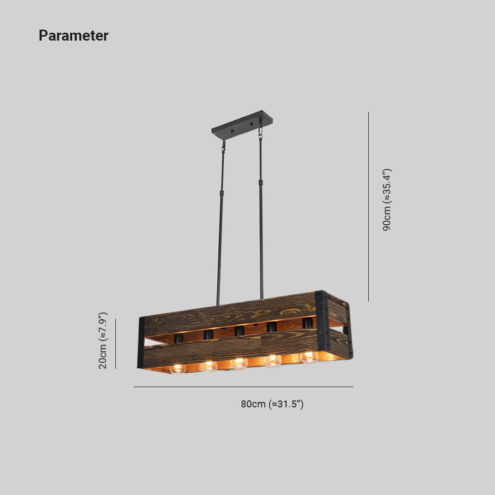 Silva Moderni LED Lampade a sospensione Metallo/Legno Soggiorno/Camera da Letto