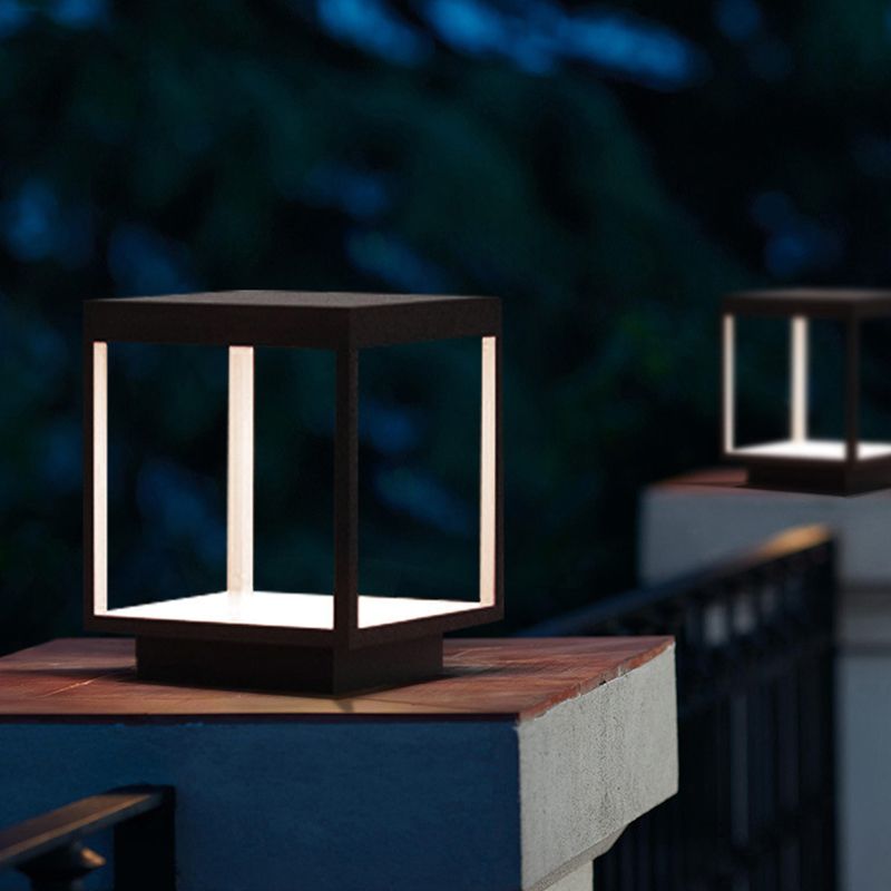 Lampada da Esterno LED Moderna Rettangolare Metallo Ray