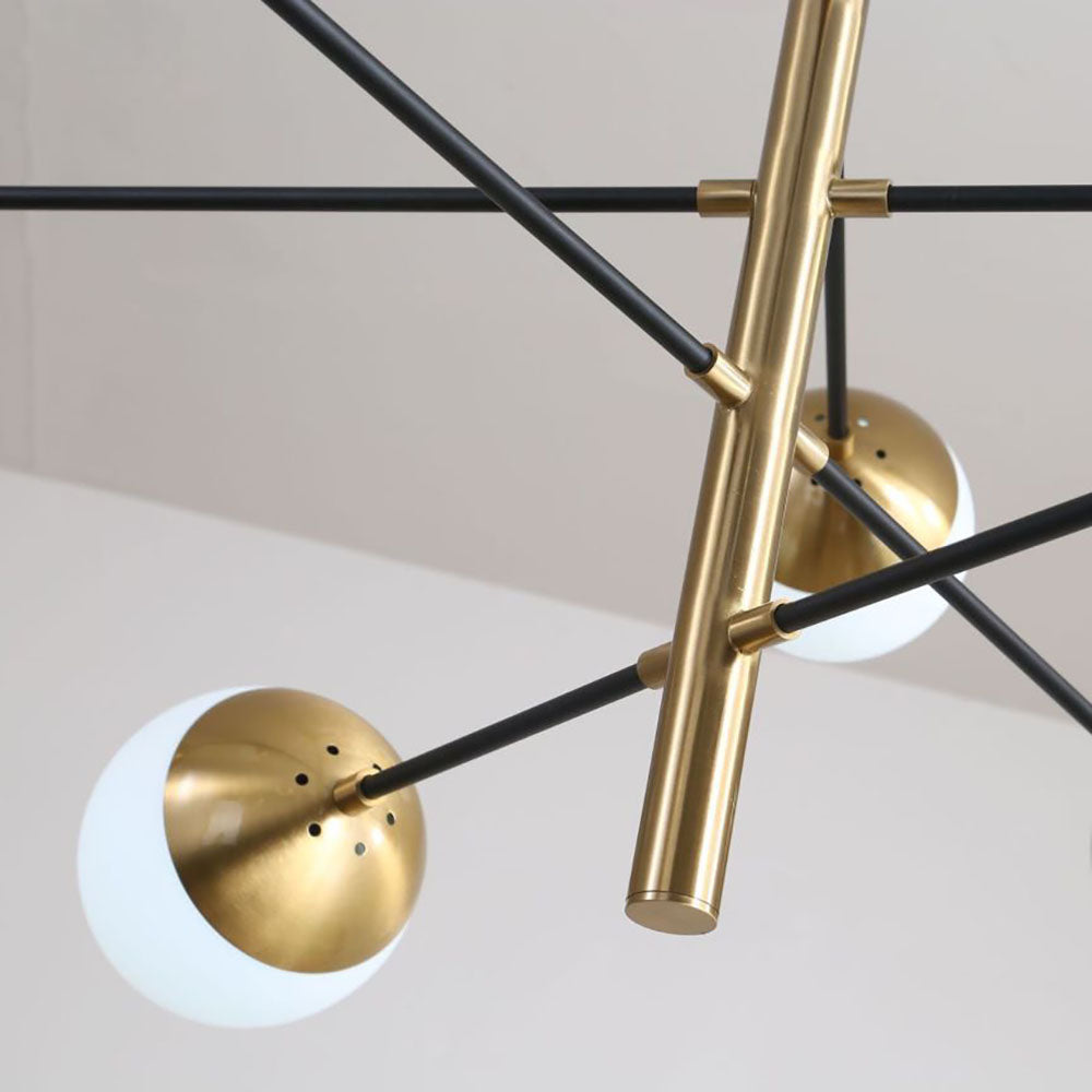 Valentina Moderni LED Lampade a Sospensione Metallo/Vetro Oro Multi Globo Soggiorno/Camera da Letto
