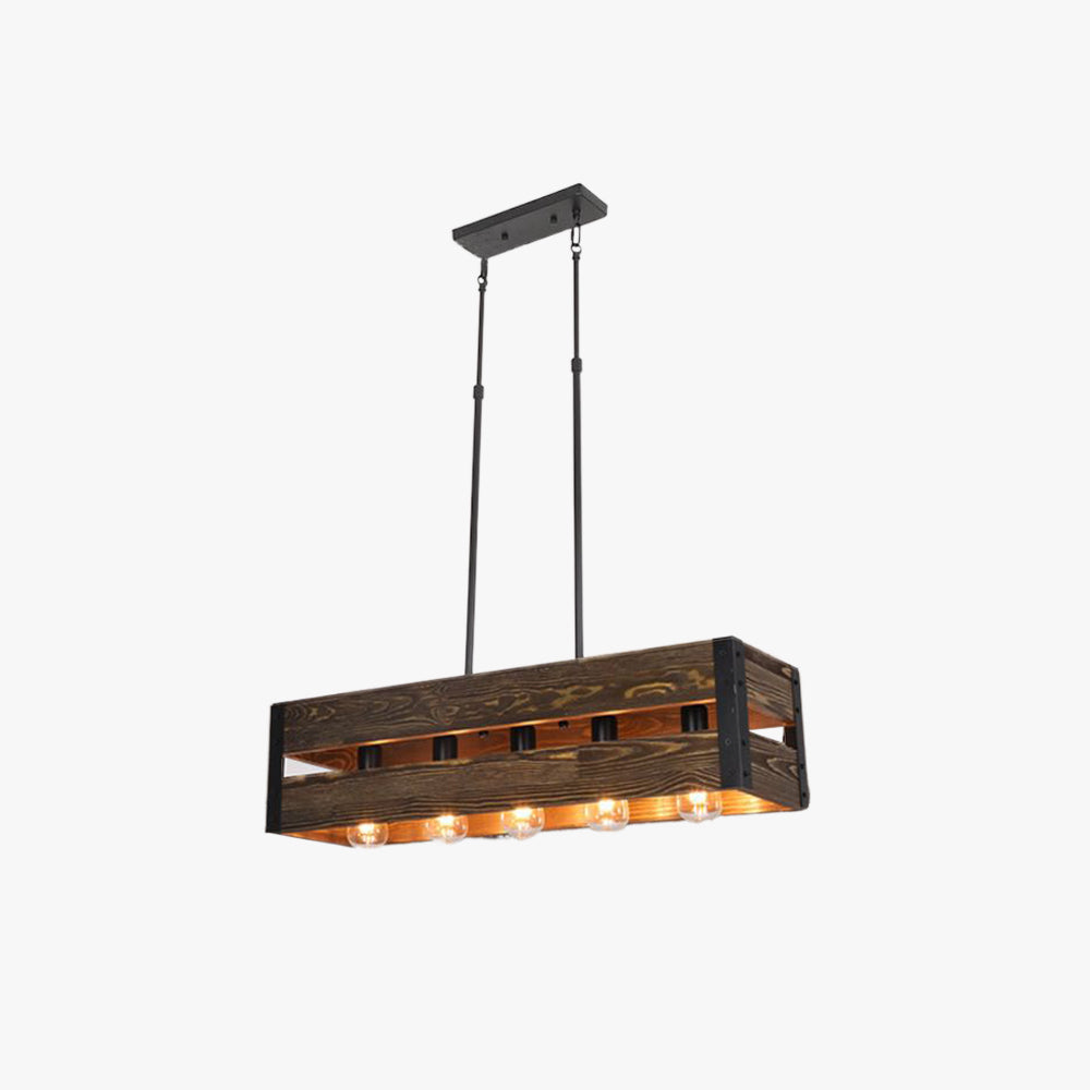 Silva Moderni LED Lampade a sospensione Metallo/Legno Soggiorno/Camera da Letto