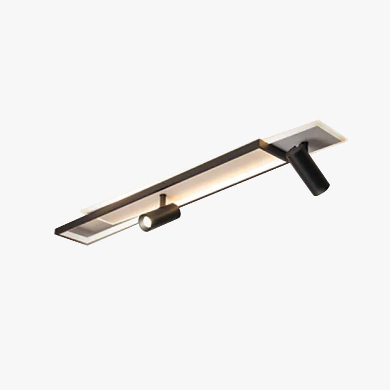 Aim Moderna LED Plafoniera Bianco/Nero Geometrica Metallo Minimalismo Soggiorno/Camera da Letto