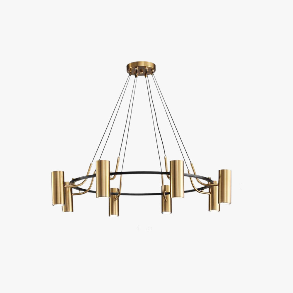 Arisha Design LED Lampade a Sospensione Oro Metallo Camera da Letto