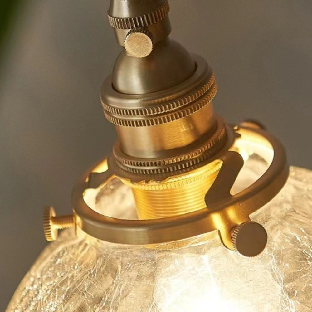 Hailie Lusso Vetro Trasparente Retro Lampade a Sospensione