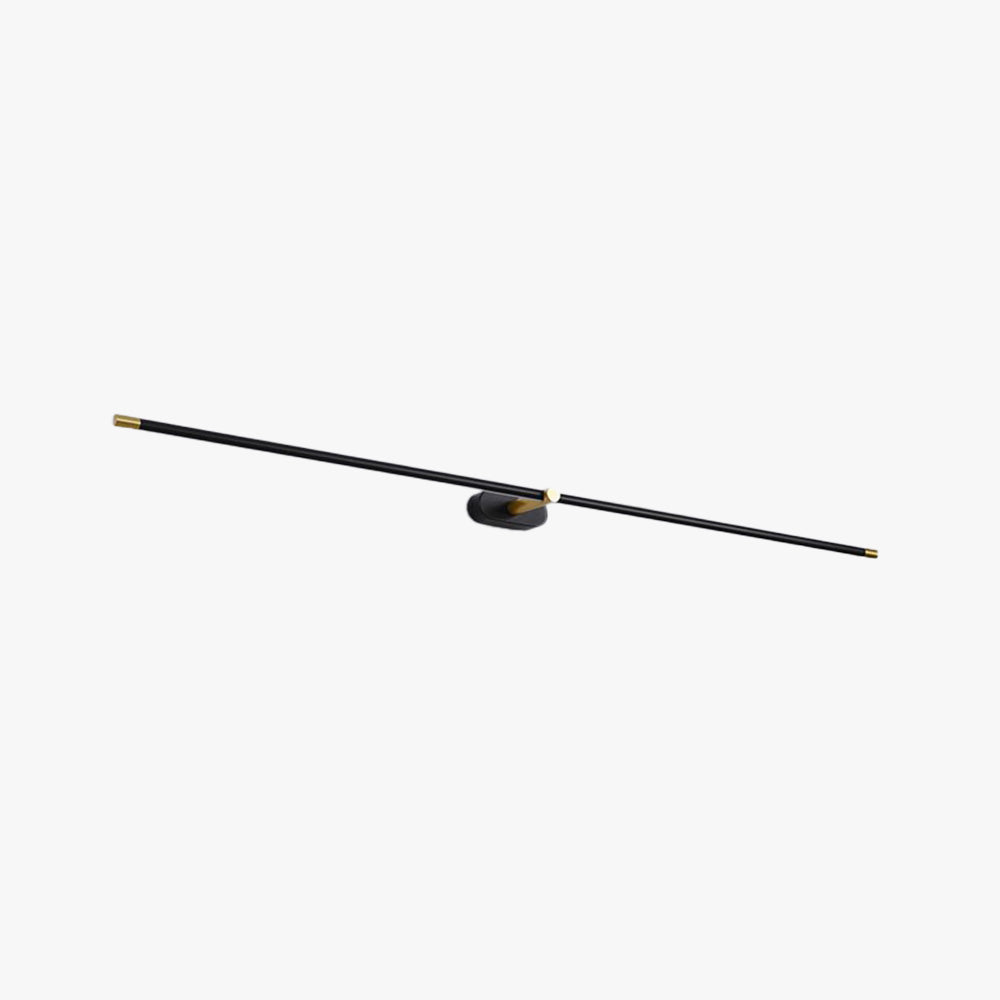 Arisha Lampada da Parete Lineare Minimalista Oro e Nero