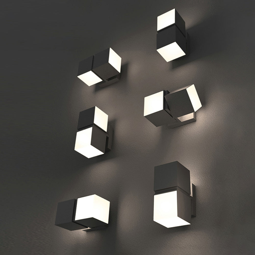 Ray Moderno Geometria Ruotabile Applique da Esterno Balcone