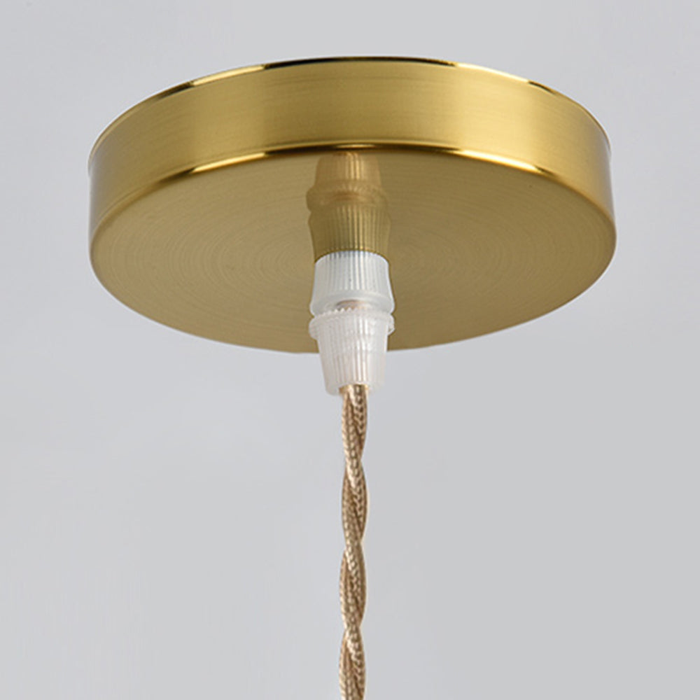 Valentina Arte Deco Soffiato Ottone/ Vetro Lampade a Sospensione