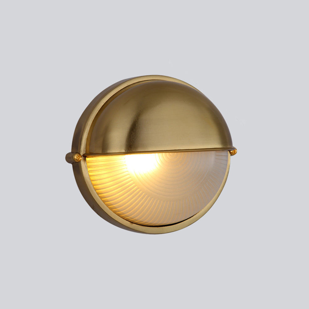 Ray Moderne Rotonda Metallo/Vetro Applique Cortile/Recinzione/Balcone