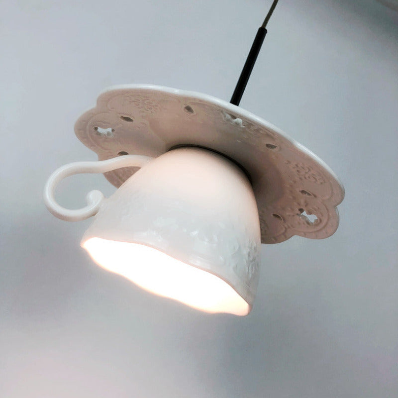 Valentina Vintage Adorabile Tazza Ceramica Lampade a Sospensione Soggiorno
