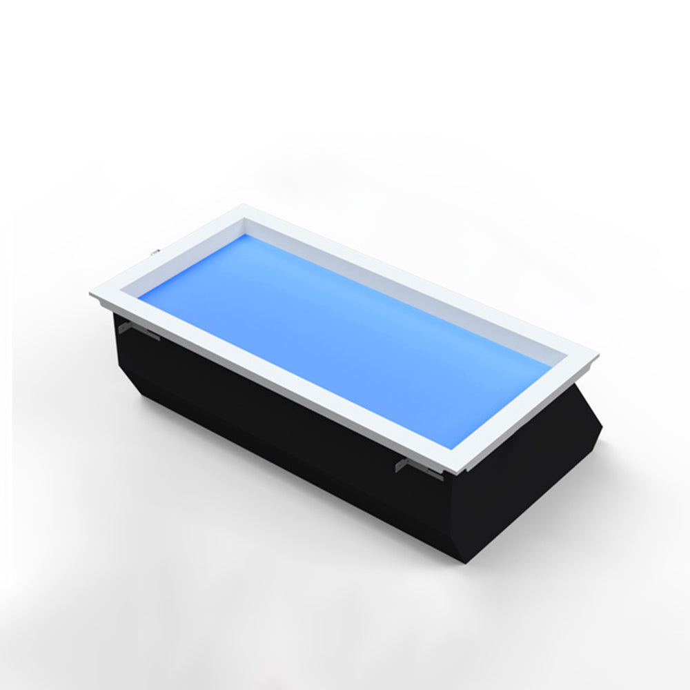 Arisha Moderna Insolito LED Plafoniera Metallo Incasso Blu Nera Soggiorno/Camera da Letto