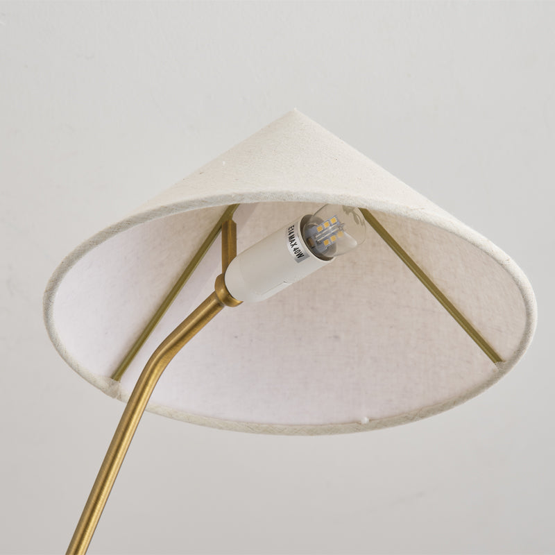 Alessio Lampadario a LED Semplice Retrò in Metallo Ottone per Soggiorno/Cucina