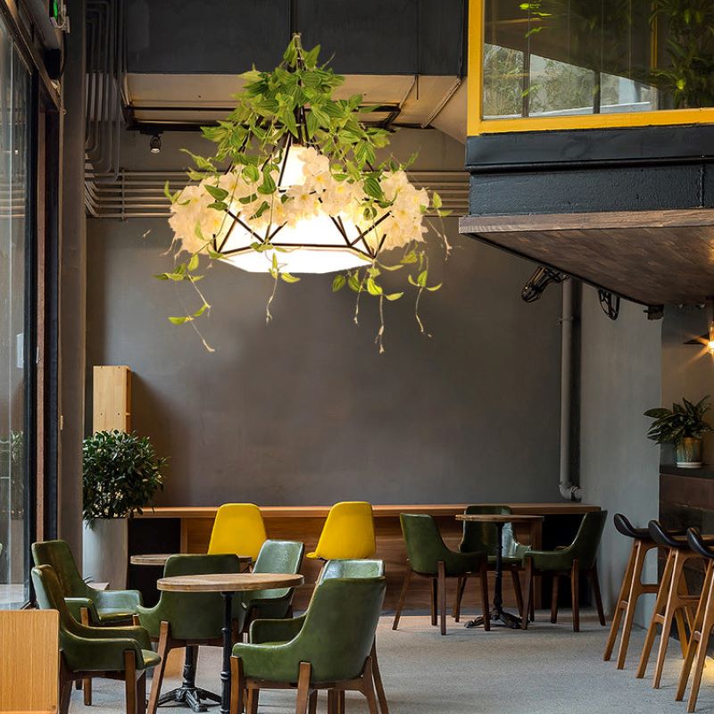 Arisha Moderne Fiori Metallo Lampade a Sospensione Soggiorno Camera da letto