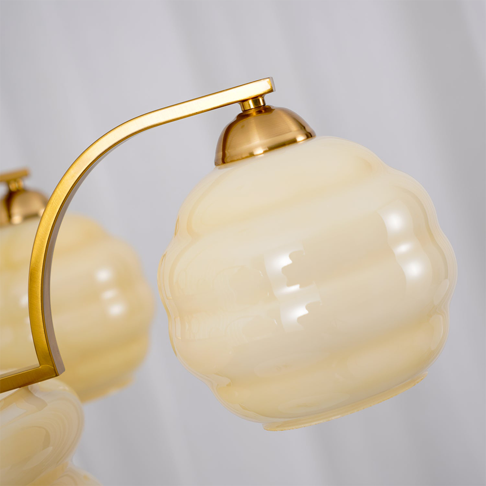 Valentina Lusso Lanpade a Sospensione Metallo Vetro Camera da Letto Soggiorno