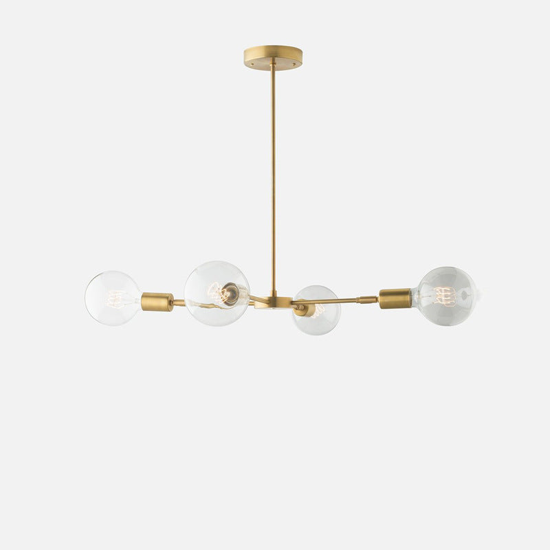 Valentina Moderno LED Metallo Vetro Lampadari Camera da Letto