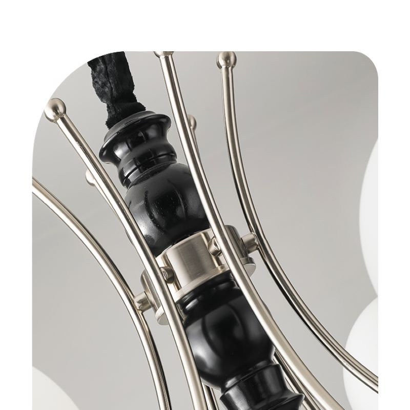 Valentina Vintage Metallo/Vetro Sospensione Bianco Soggiorno/Camera da letto