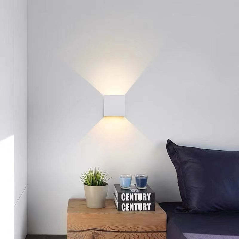 Ray Applique da Esterni Quadrato Regolabile LED