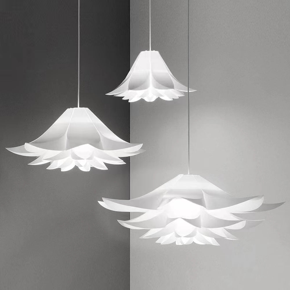 Arisha Lampade a Sospensione Metallo/PVC Bianco Nordiche Minimalista