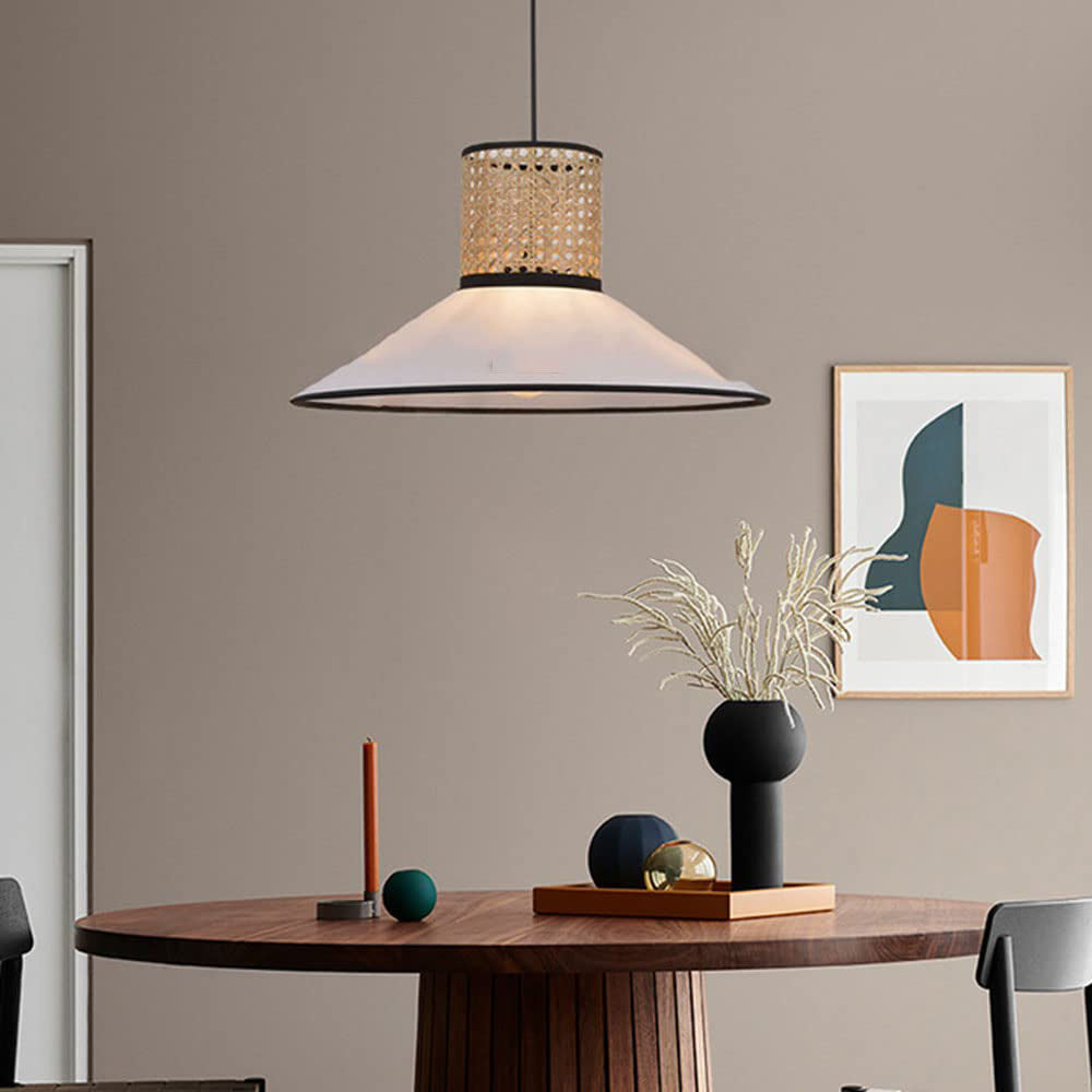 Ritta Moderno Classico LED Lampada a Sospensione Rattan Soggiorno/Camera da Letto/Sala da Pranzo