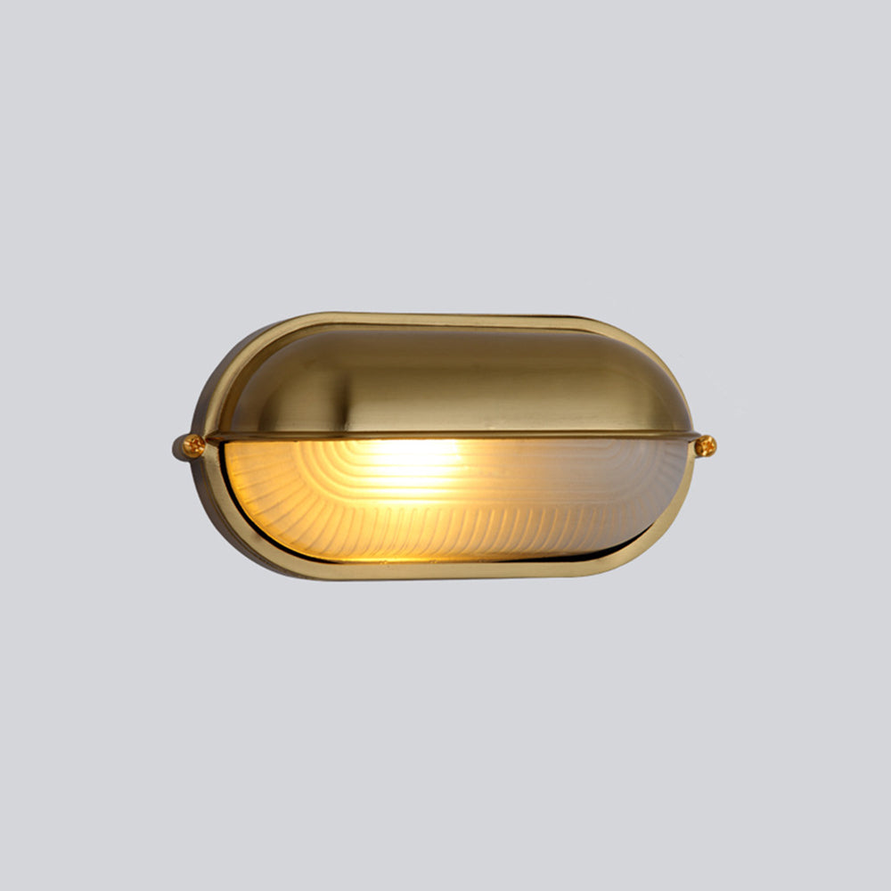 Ray Moderne Rotonda Metallo/Vetro Applique Cortile/Recinzione/Balcone