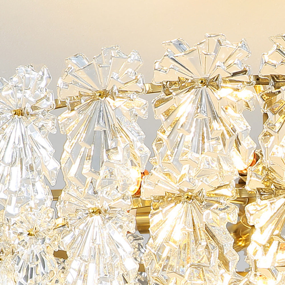 Marilyn Moderno LED Lampade a Sospensione Metallo/Vetro Oro Elegante Trasparente Cristalli di Ghiaccio Soggiorno/Camera da Letto