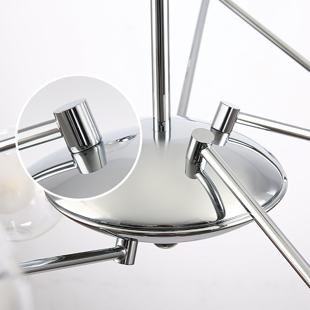 Valentina Nordico Bauhaus Lampadari Metallo Vetro Soggiorno