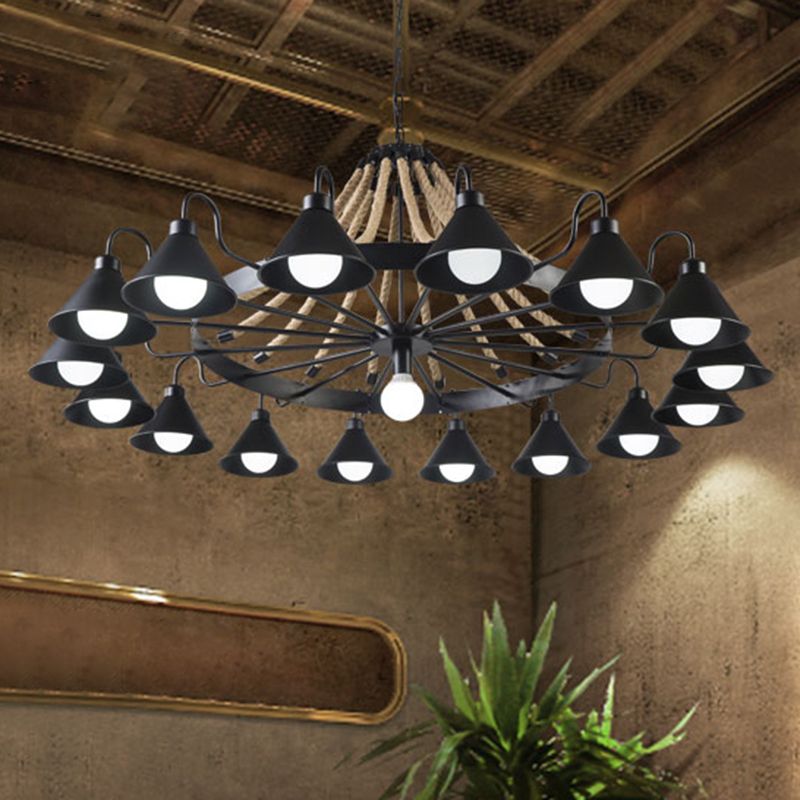 Alessio Lampadari Candeliere Industriale Metallo LED Soggiorno