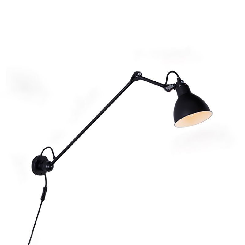 Epoch Soggiorno LED Minimalista Applique Metallo Nero Soggiorno/Camera da Letto