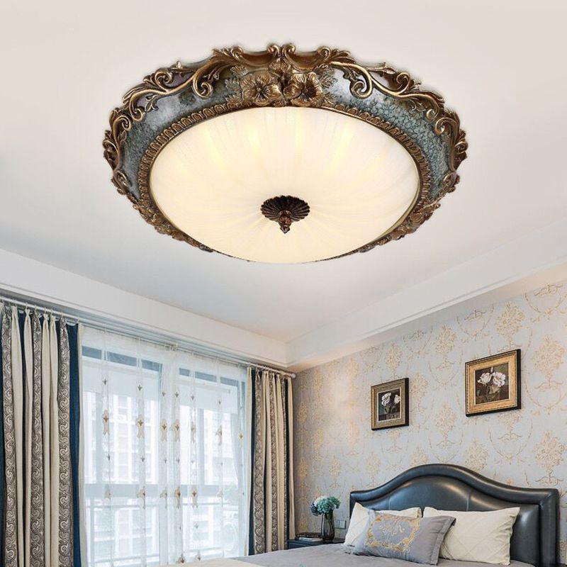 Tiffany Vintage Resina VetroPlafoniere Camera da Letto