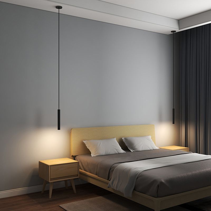 Arisha Minimalista LED Lampade a Sospensione Nero Lineare Soggiorno/Camera da Letto