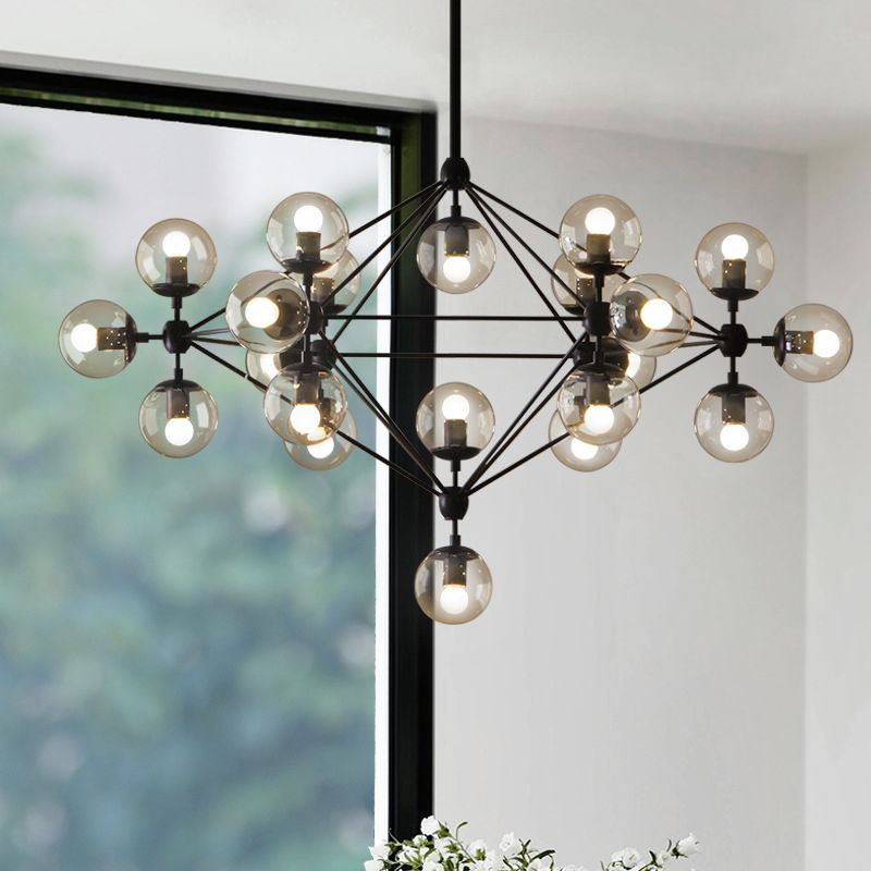 Valentina Moderno Geometrico Metallo Vetro Lampadari