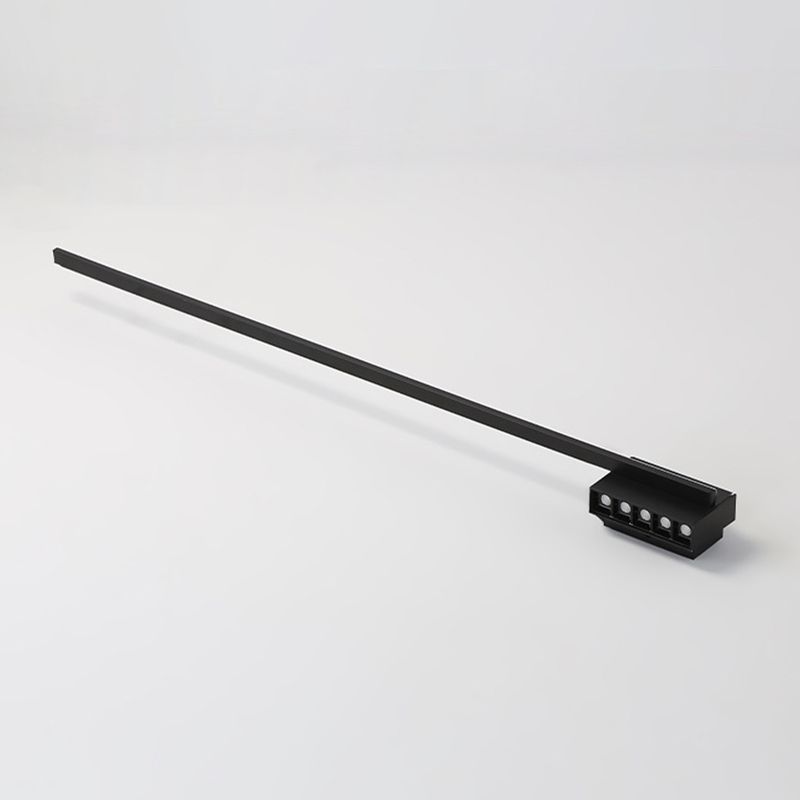 Arisha Minimalista LED Lineare Metallo Acrilico Vanità Applique Nero Bagno
