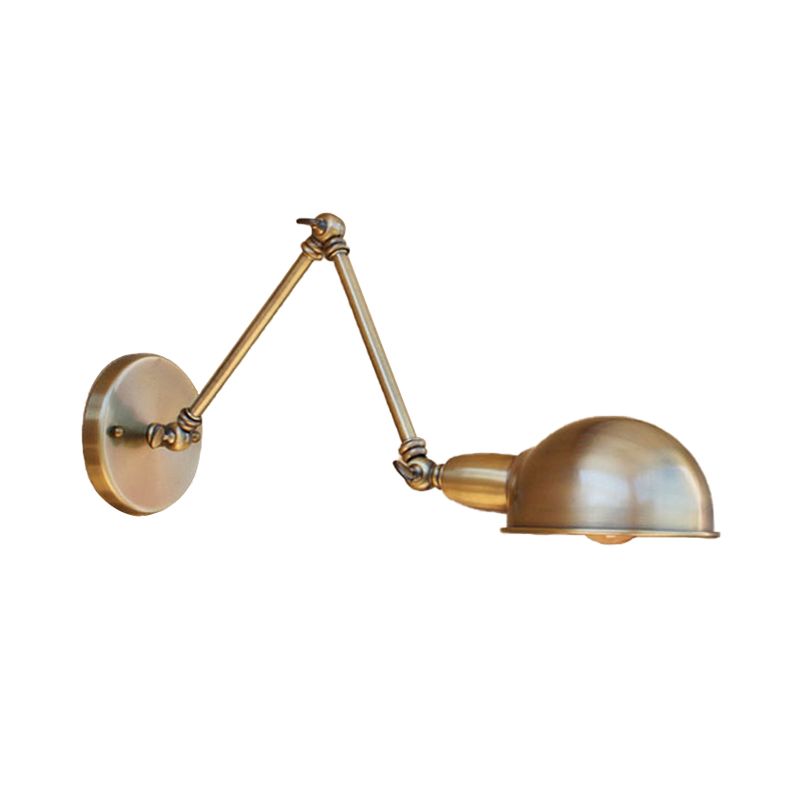 Epoch Vintage Industriale LED Applique Emisferico Regolabile Soggiorno/Camera da Letto/Sala Studio