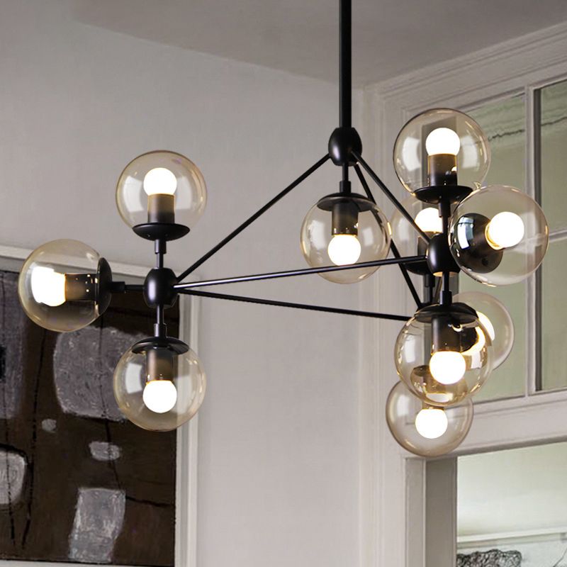 Valentina Moderno Geometrico Metallo Vetro Lampadari