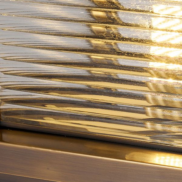 Ray Moderno Rettangolare Metallo Lampade da Esterno